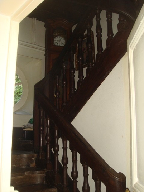 the stairs