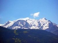 View on the Mont-Blanc from the property
