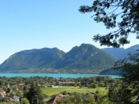 View on the lake from the land for sale